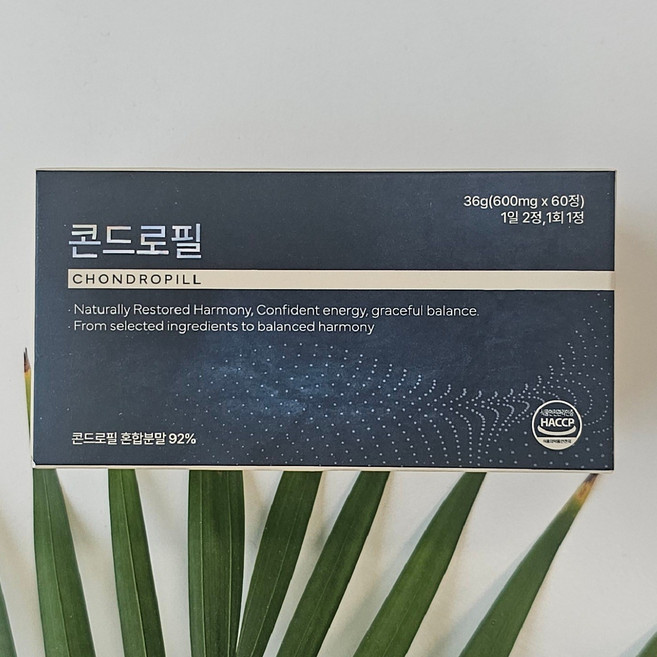 콘드로필 영양제 프리미엄 콘드로이친, 1개, 60정