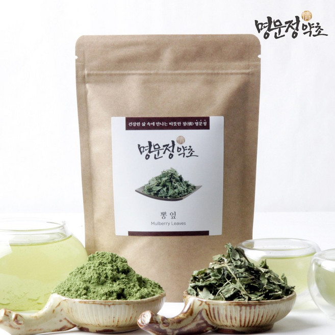 명문정약초 뽕잎 가루 상엽 뽕나무 잎 차 분말, 150g, 1개