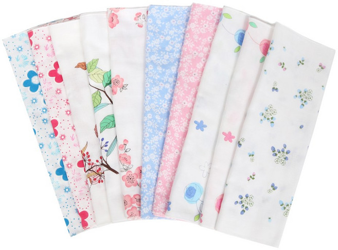 젤로조아 잘 닦이는 롱 가제 수건 10종 긴수건 답례품 돌 환갑 칠순 야외, 1세트, 혼합색상