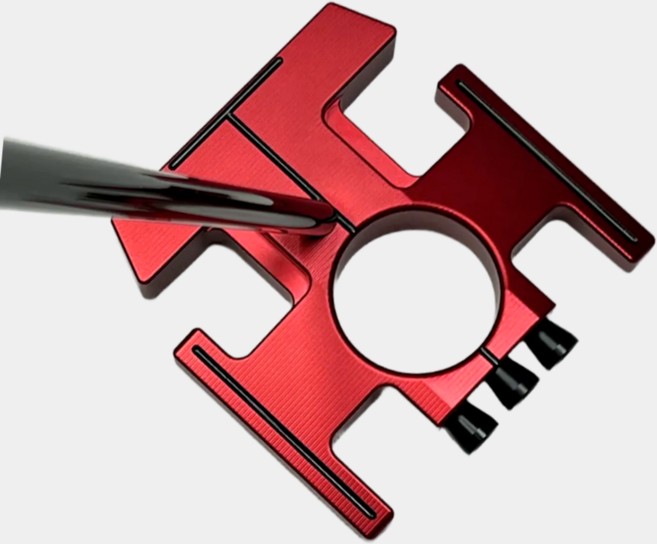 위씨 WE.C 배틀크루저 제로 토크 퍼터 레드 BC-Z01 국내 생산 2025년, 34, 슈퍼스트로크 실버