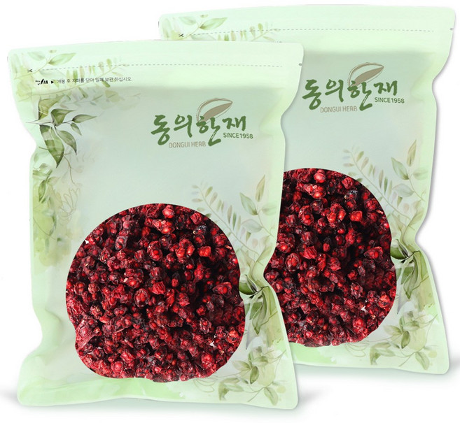 동의한재 특품 중국산 햇 건오미자, 300g, 2개