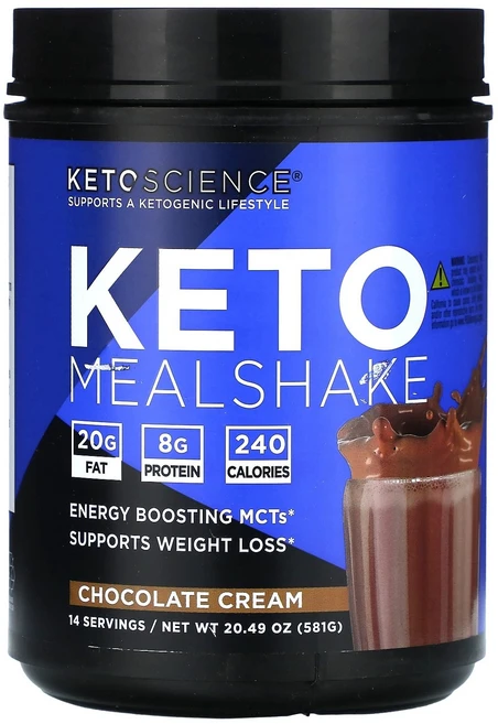 Keto Science Keto Meal Shake Chocolate Cream 20.49 oz (581 g), Keto Science, Keto Meal Shake,, 1개 - 쿠팡