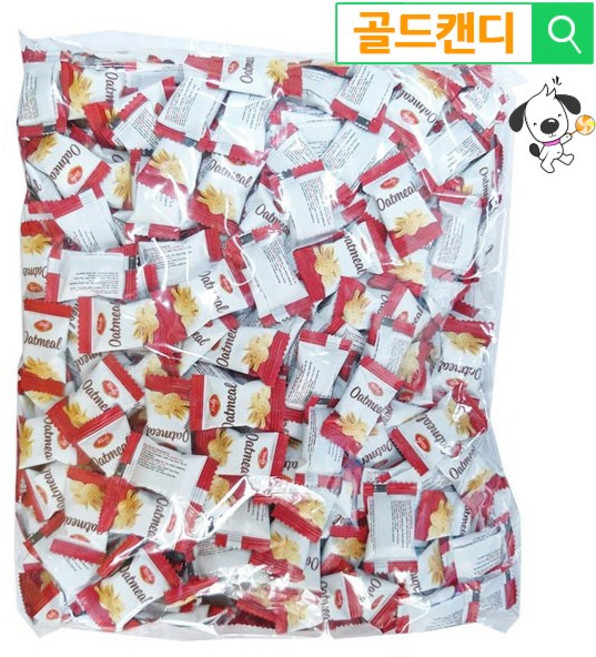 리키 오트밀 미니바이트 스낵, 1kg, 3개