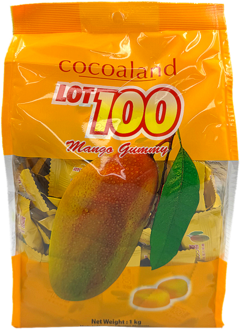 LOT100 코코아랜드 망고젤리, 1kg, 1개