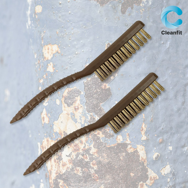 크린핏 롱 손잡이 철 브러쉬 2개, 1개, 랜덤