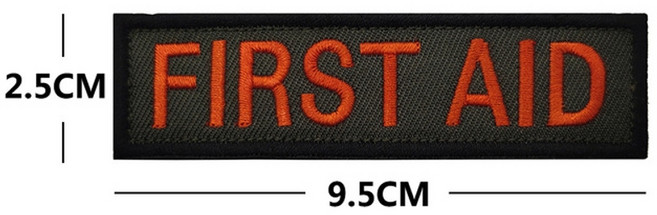 와펜 자수 패치 열접착 빈티지 캐릭터 명품와펜 ir red cross paramedic emt ems 육군 전투 의무병 응급 처치 반사 전술 의료 휘장 배지