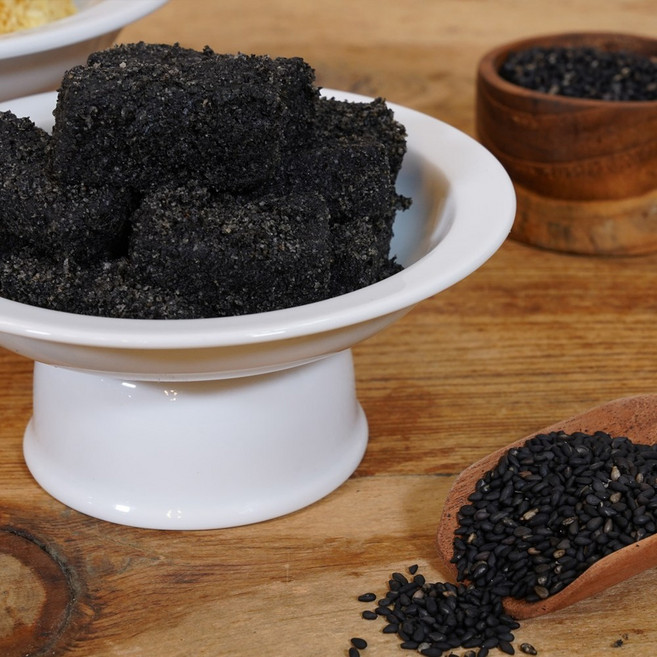 떡기리 흑임자 인절미 선물 답례 찰떡 간식 떡 200g 혼합 6팩, 흑임자인절미 3팩, 영양찰떡 3팩