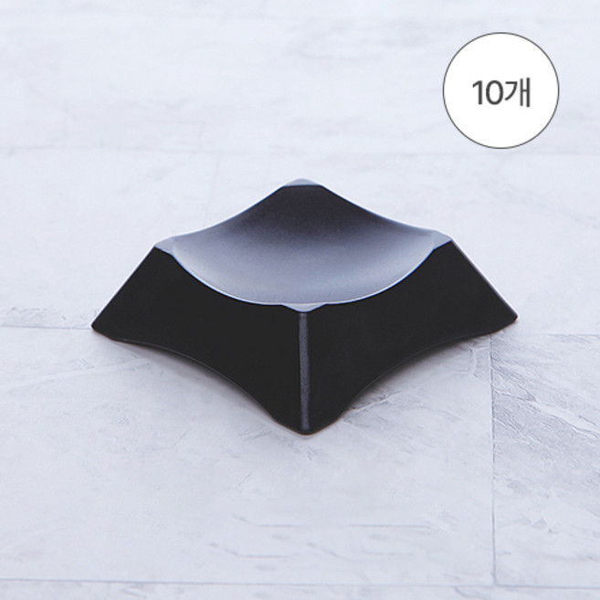 키미노몰 싸인볼 진열 받침대, 10개, 블랙