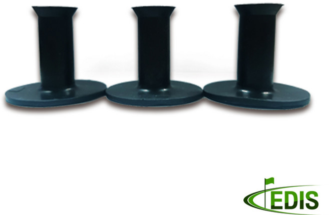 자이골프 일반 고무티 50mm 5개 세트 / 골프연습용품, 검정