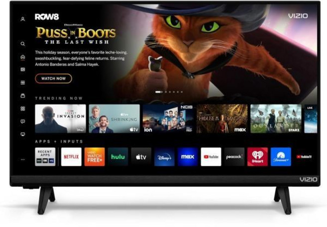 VIZIO 비지오 24인치 D시리즈 FHD LED 스마트 TV 블루투스 헤드폰 지원 AMD FreeSync Alexa 호환 D24fMK01 2023 모델, 24 inch, Smart TV