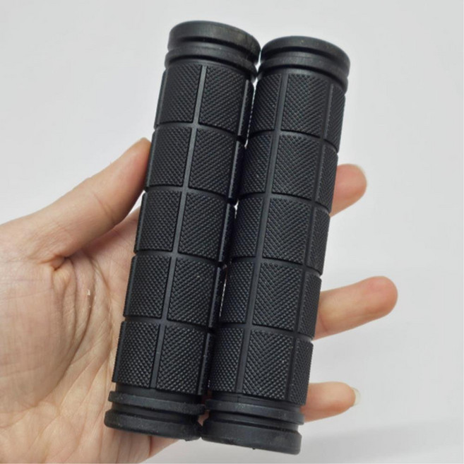 자전거 킥보드 논슬립 교체 핸들 블랙 편안한그립 자전거손잡이그립 자전거손잡이, 1개