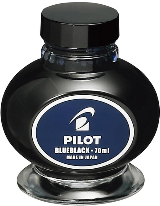 PILOT 잉크 일반 서기용 잉크 플런저식 흡입 만년필에 적합 블루블랙 INK70BB 파일럿, 상세페이지 참조