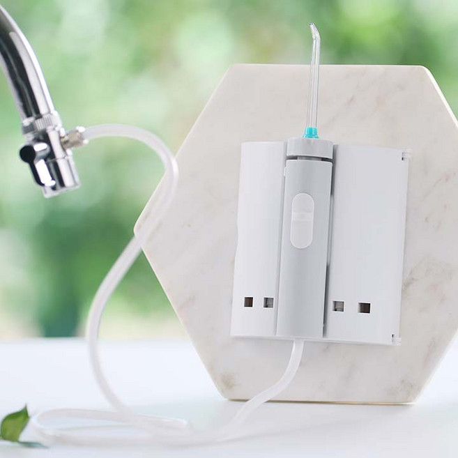 무동력 직수형 바로샷 구강세정기, 화이트, 백세지켜바로샷