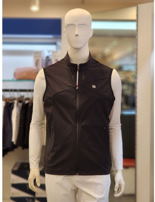 BTR골프 [NC엑스코점] 골프일상출퇴근 BSV6387M 비티알 남성 봄여름 등판메쉬 절개 펀칭배색 집업조끼