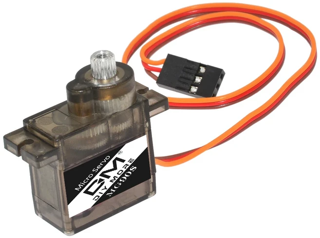 1Pcs MG90S 모든 메탈 기어 9g 서보 Rc 헬리콥터 비행기 자동차 Trex 450 로봇 용 업그레이드 버전, 01 DM logo 180 degrees