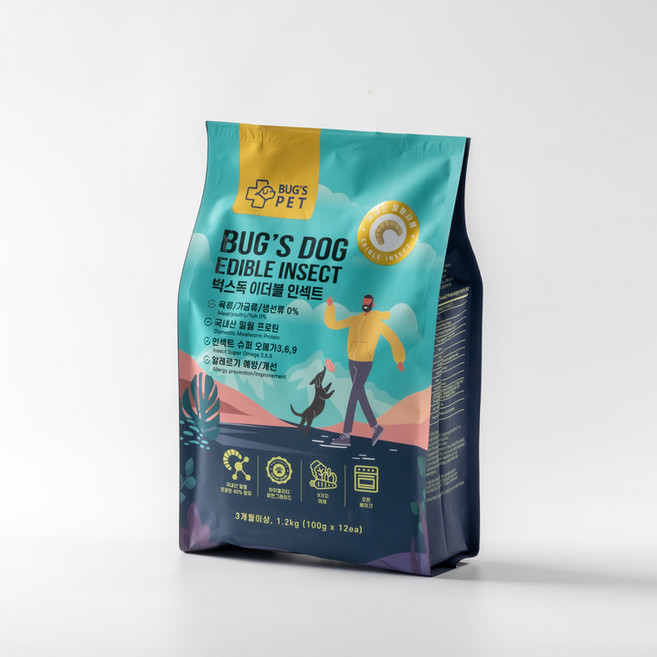 벅스펫 프리미엄 이더블 인섹트 1.2kg 사료 사은품 증정(HA)
