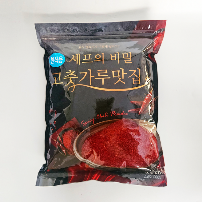 셰프의비밀 고춧가루 한식용, 1개, 2.5kg