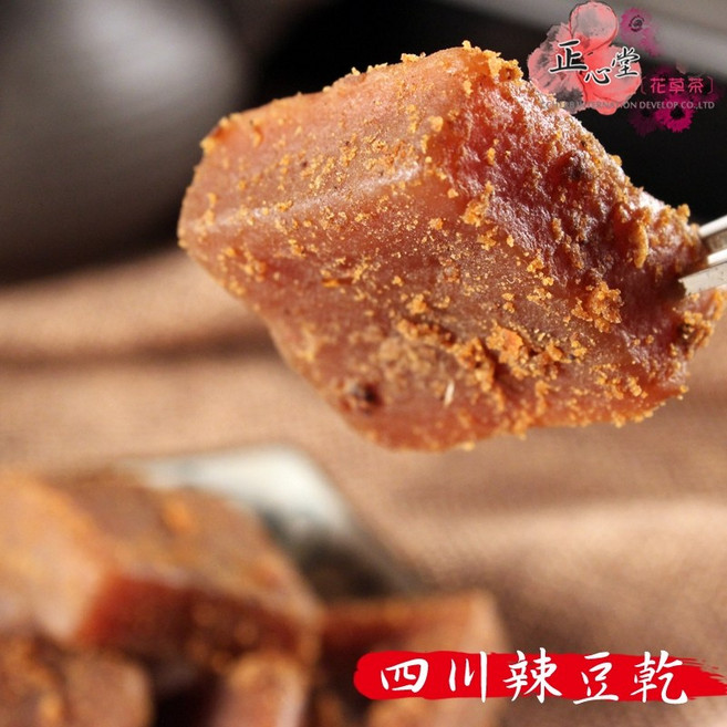正心堂 四川辣豆乾, 1個, 四川辣豆乾  350克
