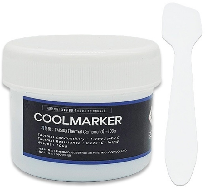 [에버쿨] TM-500 써멀그리스 [회색 100g], 1개