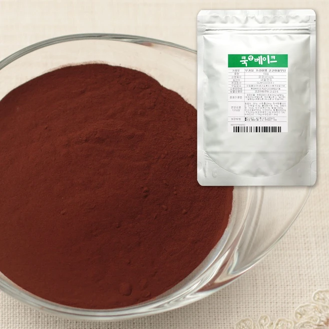 쓴맛이 덜한 부드러운 무가당 프리미엄 코코아가루, 50g, 1개입, 1개 - 쿠팡