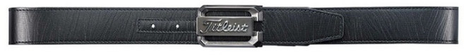 타이틀리스트 투어 레더 벨트 소가죽 골프벨트, 블랙, 1개