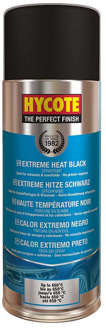 英國HYCOTE 耐熱噴漆 高溫耐熱漆, 黑色, 1個