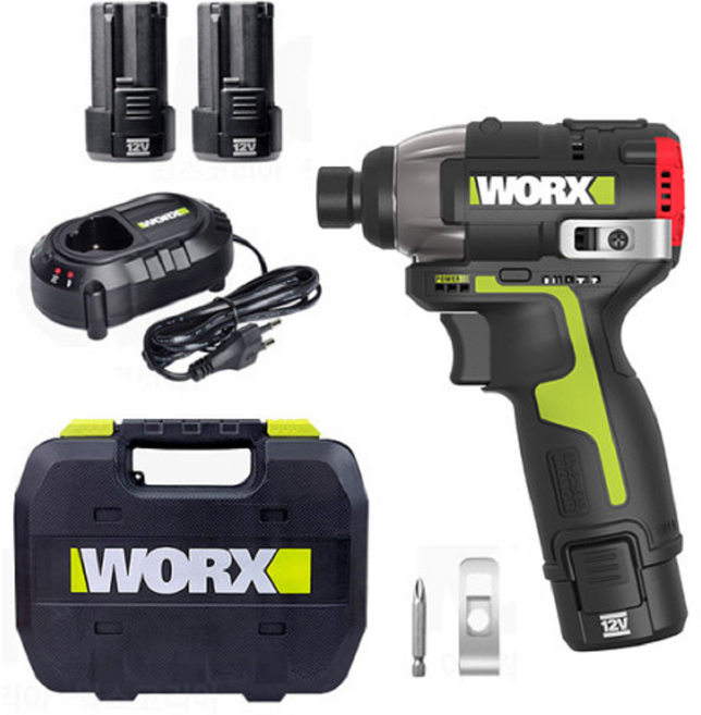웍스 12V 충전 임팩 드라이버 WU132X, 1개