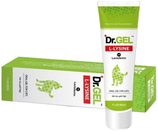 고양이 제 보충겔 닥터겔 라이신보충 118g 엘라이신 영양 용품, 1개