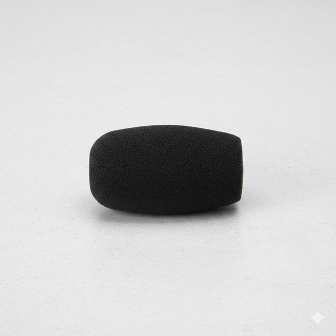 방송용 핀마이크 스펀지 커버 구즈넥 마이크 덮개 대형 윈드실드 1개 마이크덮개 마이크커버