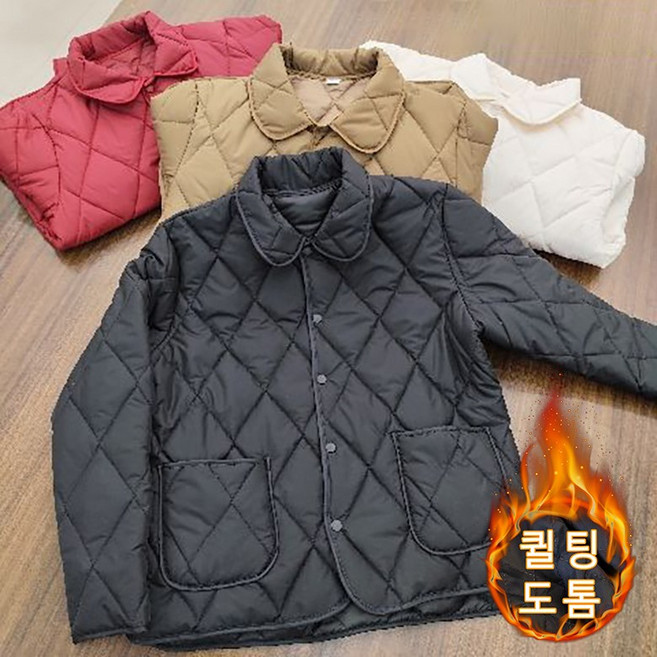 ORZQU 봄가을겨울 여성 캐주얼 솔리드 누빔 슬림핏 퀼팅 얇은 패딩 쇼트 코트