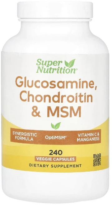슈퍼뉴트리션 콘드로이친 글루코사민 MSM 240캡슐 1개, 240정 - 쿠팡