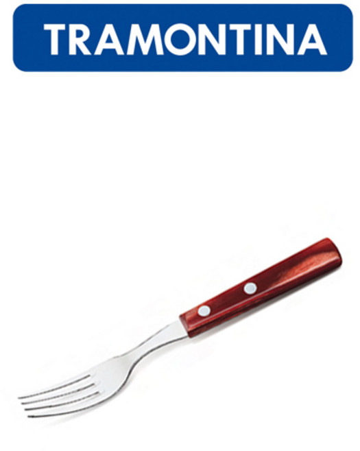 [트라몬티나 커트러리 시리즈(포크 스푼 나이프)], 디저트 포크 17cm, 브라운, 1개
