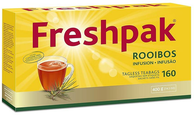 Freshpak Pure Rooibos 티 새로운 포장 티백 160개, 320ml