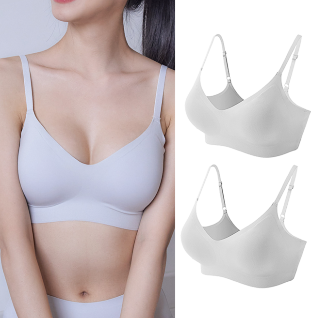 아소마 스포츠 노와이어 속옷 심리스 브라 1+1