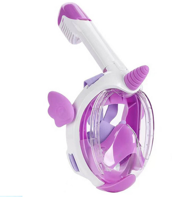 엔씨탑 상어 스노쿨링 버클형 유아 풀페이스마스크(KC인증 유해물질 검사 완료)
