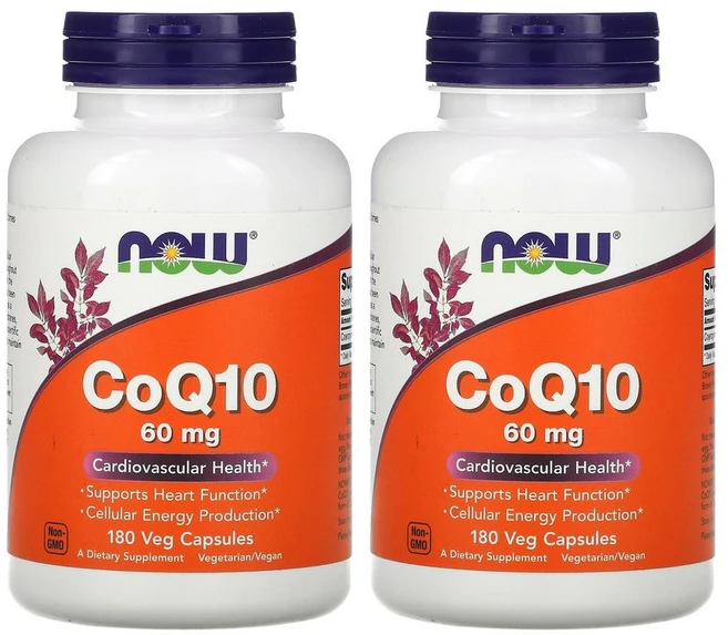 [1+1] Nowfood 나우푸드 코엔자임큐텐 60mg 180정 베지 캡슐 CoQ10 코큐텐 코엔자임 큐텐 채식주의자 Vegetarian vegan 비건 kosher - 쿠팡