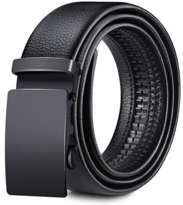 無品牌 皮帶 男士皮帶 自動扣 商務休閒褲腰帶