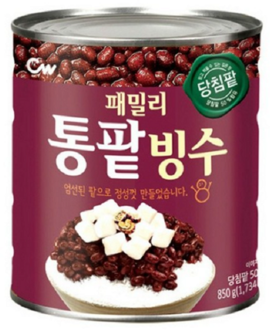 청우 패밀리 통팥빙수 빙수팥, 850g, 1개