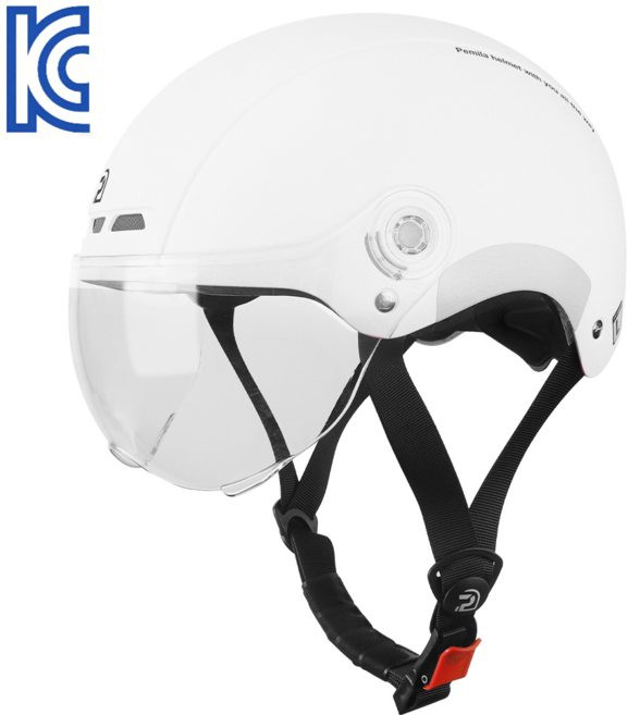 PEMILA 자전거 라이딩 헬멧 초경량 안전 충격흡수 땀배출 남녀공용 사계절 스노우보드 헬멧 겸용 프리미엄 고글 포함, 1개, 화이트+투명 렌즈