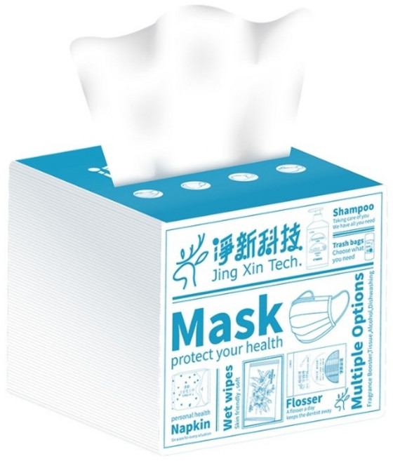 【LAVIDA嚴選】淨新300抽抽取式柔紙巾台灣製造原生木漿餐巾紙, 1個, X, 36個裝