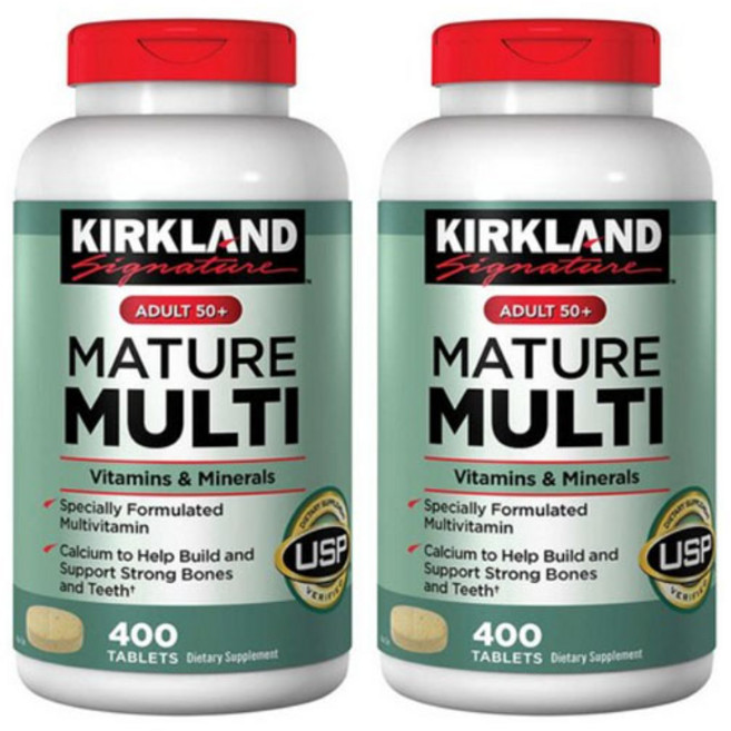 커클랜드 실버 종합 멀티비타민 400정 x2통, 2개