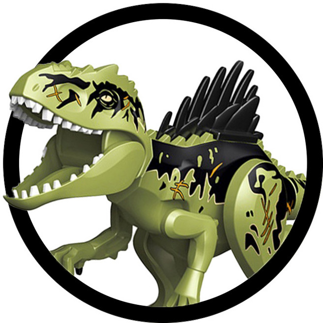 빅사이즈 공룡 기가노토사우르스 3종 호환블록 브릭미니피규어 수집/장식/전시용 키덜트아이템, 1개, GIGA03. BIG기가노토사우르스(등뼈진화타입)