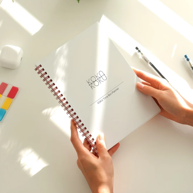 [KOKU] 타임박스플래너 타임테이블 하루계획표 데일리 플래너 - 쿠팡