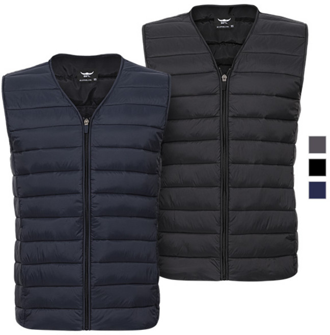 [BFL] 남성 웰론 V넥 방한 경량 패딩조끼 Model No_DB4113
