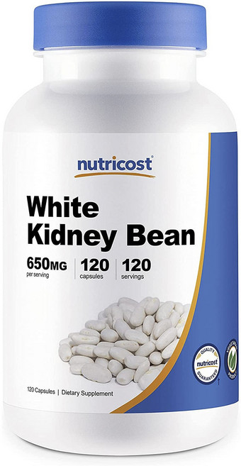 nutricost 白腎豆萃取膠囊 650mg, 120顆, 1罐