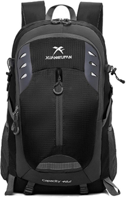 도나샵 중형 등산배낭 트래킹 백팩 40L sh-42840, 블랙