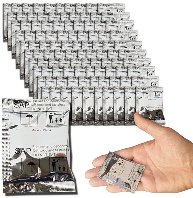 소변응고제 캠핑용 휴대용 100개 (가루타입)