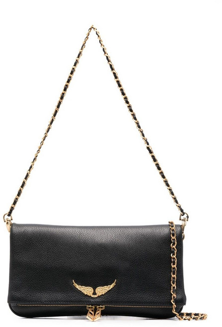 쟈딕앤볼테르 락 로고 장식 숄더 백