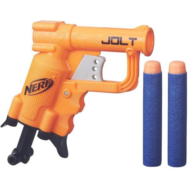 너프건 미니 권총 JOLT 스트라이크 엘리트 블래스터, 1개