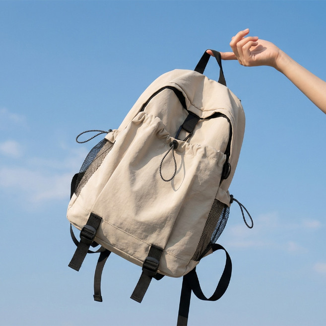 하미하미 나일론 경량 백팩